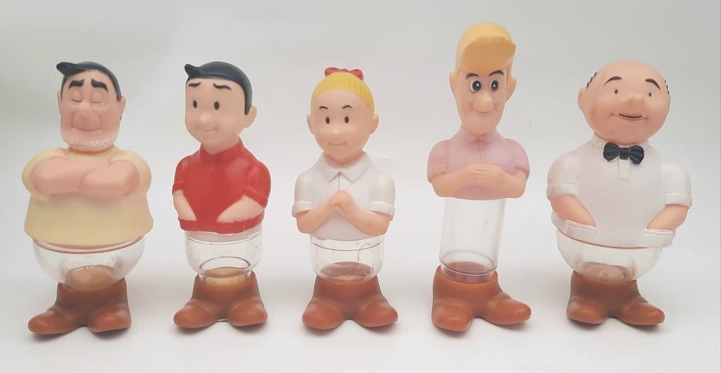 Suske - Wiske - Sidonia - Lambik - Jerom (snoep) beeldjes, Verzamelen, Ophalen of Verzenden, Suske en Wiske, Gebruikt, Beeldje of Figuurtje