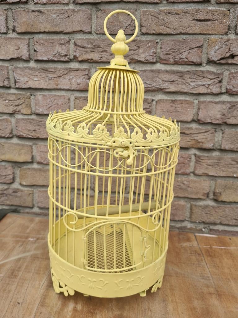 Antieke vogelkooi, Ophalen of Verzenden