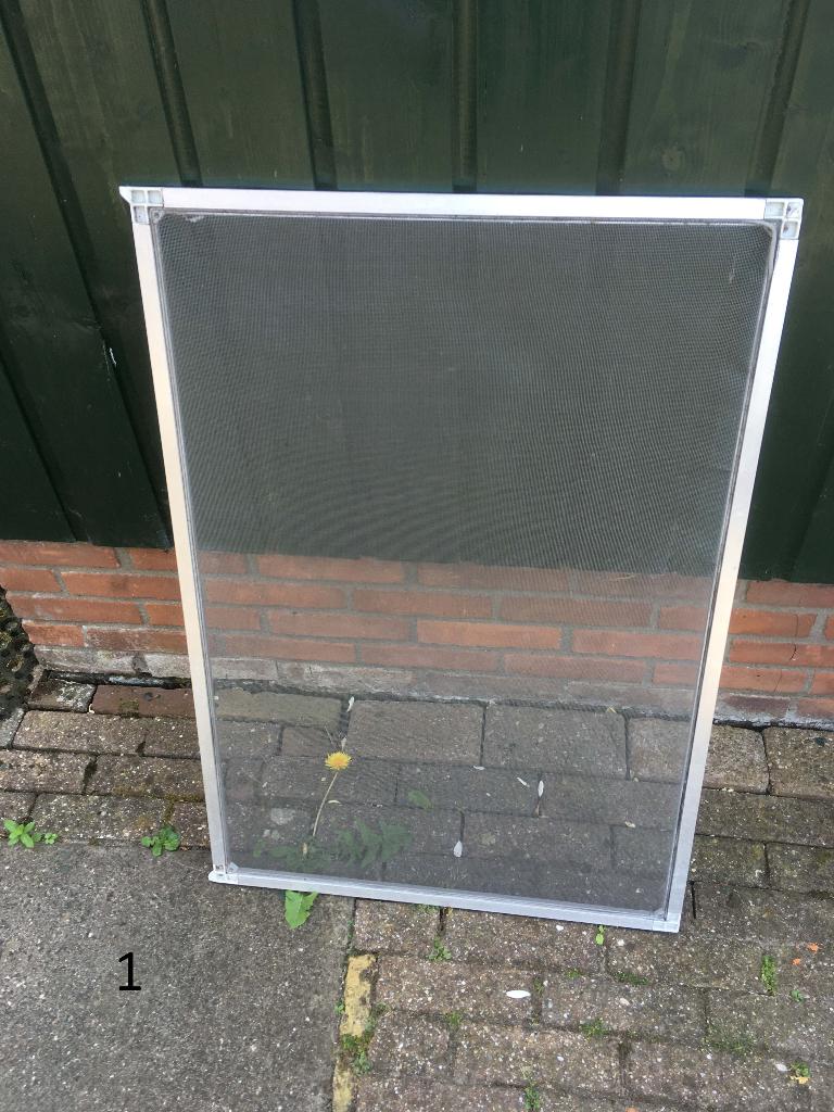 horretje aluminium hor met gaas (2 stuks), Doe-het-zelf en Verbouw, Deuren en Horren, Ophalen, Overige typen, Minder dan 200 cm