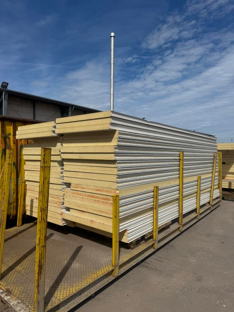 Sandwich panelen isolatie, Ophalen, Zo goed als nieuw, Hardschuim (Pir), 15 m² of meer