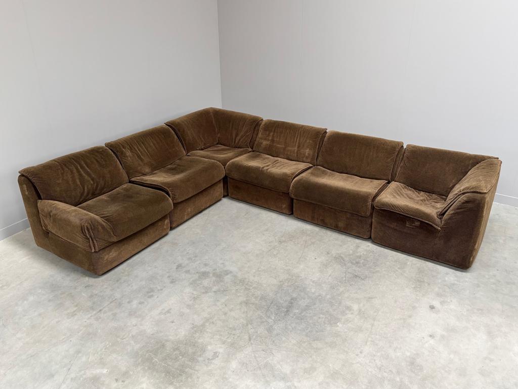 Modulaire elementen bank COR vintage jaren 60 70 80, Huis en Inrichting, Banken | Bankstellen, Ophalen, Hoekbank, 75 tot 100 cm