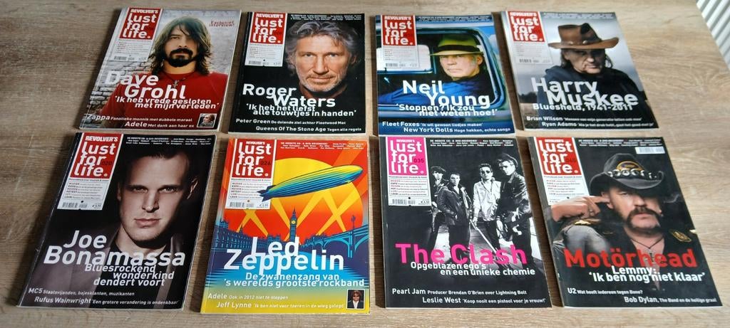 8 Revolver's Lust for Life tijdschriften muziek en film, Boeken, Tijdschriften en Kranten, Ophalen of Verzenden, Gelezen, Muziek, Film of Tv