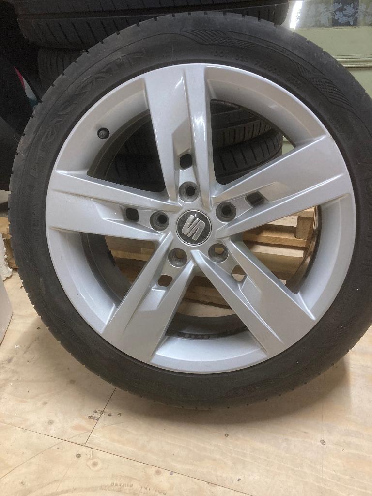 seat leon st fr velgen, Auto-onderdelen, Banden en Velgen, Ophalen, Gebruikt, Velg(en), 17 inch