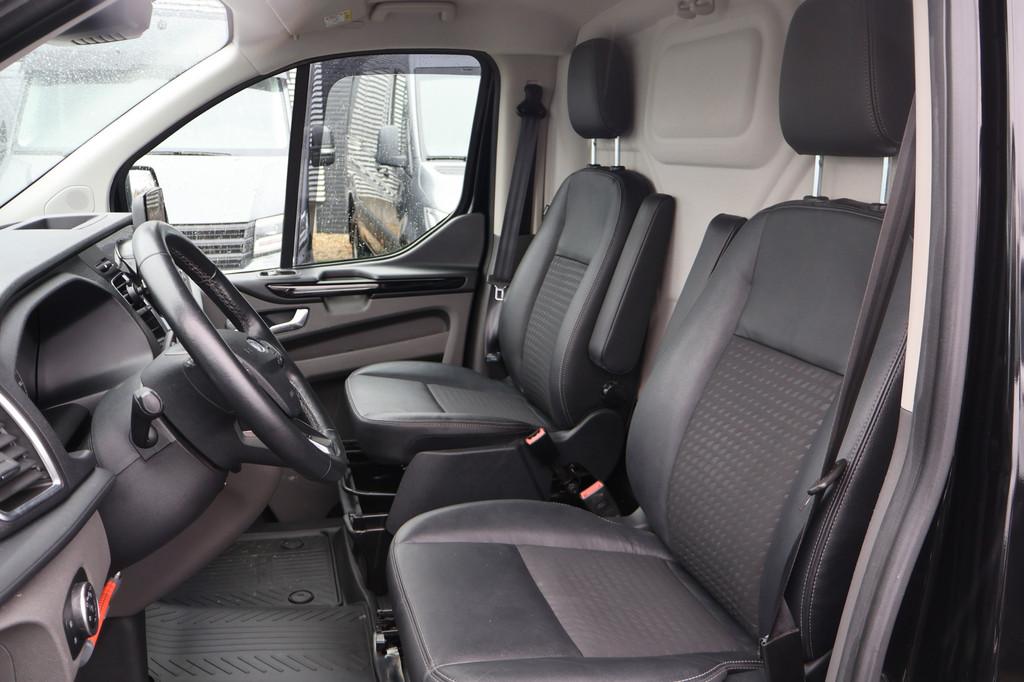 Ford Transit Custom 2.0 TDCI 185pk L2 H1 Sport Automaat, Auto's, Bestelauto's, Euro 6, 4 cilinders, Lichtsensor, Leder en Stof