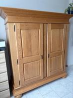 Blank eiken massieve kast, Ophalen, Gebruikt, Met deur(en), 200 cm of meer
