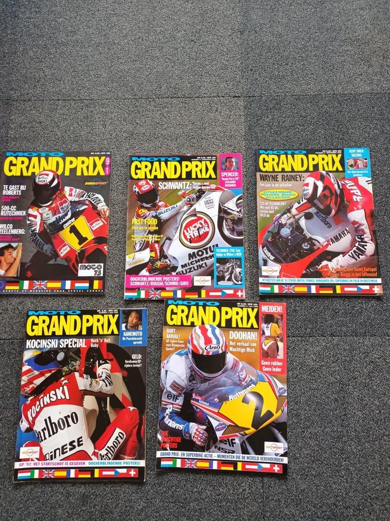 Moto Grand Prix magazines 1992, Ophalen of Verzenden, Gelezen