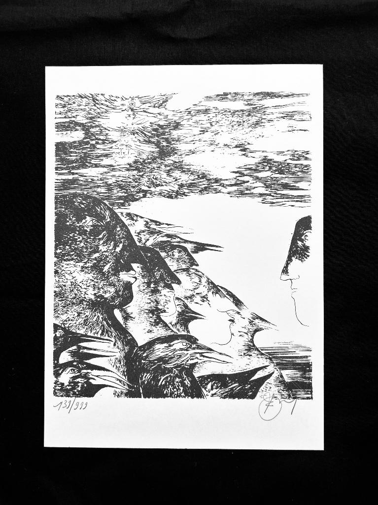 Zeefdruk Frans Minnaert, Verzenden