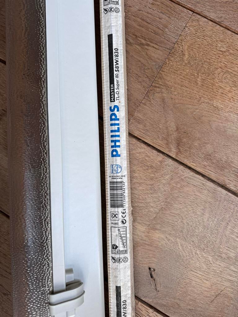 Nieuw Tl lamp en armatuur, Ophalen, Nieuw, Minder dan 50 watt, Lamp met armatuur