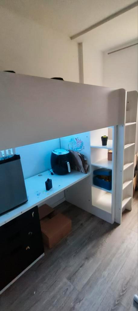 Ikea kinderbed massief - t.e.a.b, Kinderen en Baby's, Kinderkamer | Bedden, Gebruikt, 180 cm of meer, 70 tot 85 cm, Lattenbodem