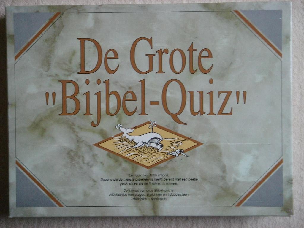 LEUK: De Grote Bijbel-Quiz, Vijf spelers of meer, Ophalen, Gebruikt