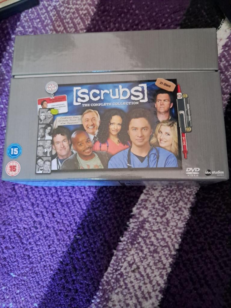 Complete dvd box scrubs, Cd's en Dvd's, Dvd's | Tv en Series, Alle leeftijden, Boxset, Ophalen of Verzenden, Zo goed als nieuw