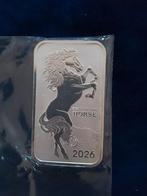 Rectangle Lunar horse 2026 1 oz zilver, Ophalen of Verzenden, Zilver