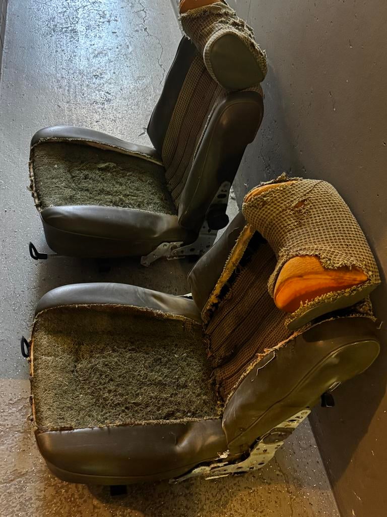 Mercedes SL W107 R107 C107 Stoelen - Opknapper, Auto-onderdelen, Interieur en Bekleding, Ophalen, Gebruikt, Mercedes-Benz