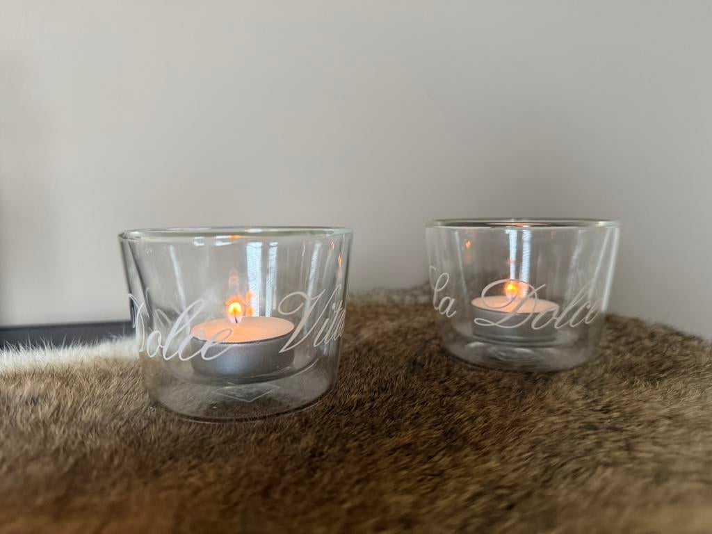 Rivièra Maison theelicht houders, Ophalen of Verzenden, Zo goed als nieuw, Overige materialen, Minder dan 25 cm