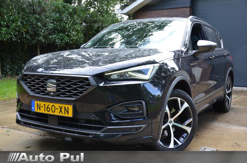 SEAT Tarraco 1.5 TSI FR Business Intense Automaat/Navi/Pdc/E, Auto's, Seat, Stof, 4 cilinders, 150 pk, Zwart