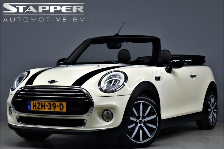 MINI Cabrio 1.5 136pk Cooper Navi/Led/Leer/Sportstoelen/Stoe, Auto's, Mini, Bedrijf, Te koop, Cabrio, ABS, Airbags, Airconditioning