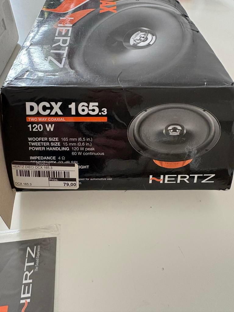 Hertz DCX 165.3 autospeakers, Ophalen of Verzenden, Nieuw