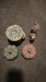 Leuke tuindecoratie set, Tuin en Terras, Tuinbeelden, Ophalen of Verzenden, Gebruikt, Beton, Dierenbeeld