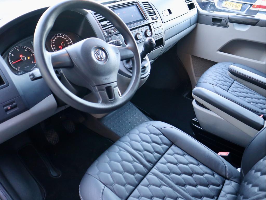 Volkswagen Transporter 2.0 TDI 140PK DUBBELE CABINE MARGE/BT, Auto's, Voorwielaandrijving, Euro 5, 86 pk, Gebruikt