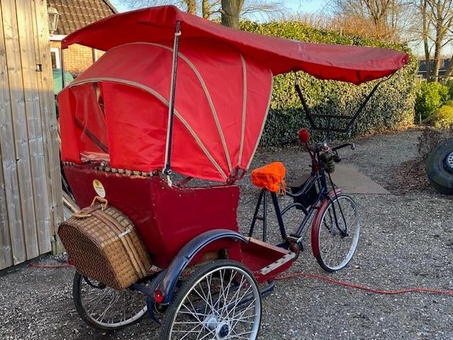 Mooie rode Riksja, Ophalen, Gebruikt