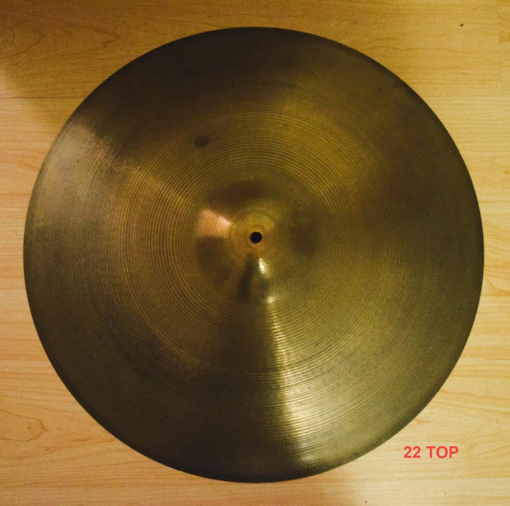 Zildjian Avedis bekkens 22 en 20 inch (60’s), Muziek en Instrumenten, Drumstellen en Slagwerk, Ophalen, Gebruikt, Overige merken