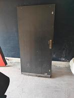 Massieve houten voordeur met slot en pensloten, Ophalen, Gebruikt, 80 tot 100 cm, Buitendeur