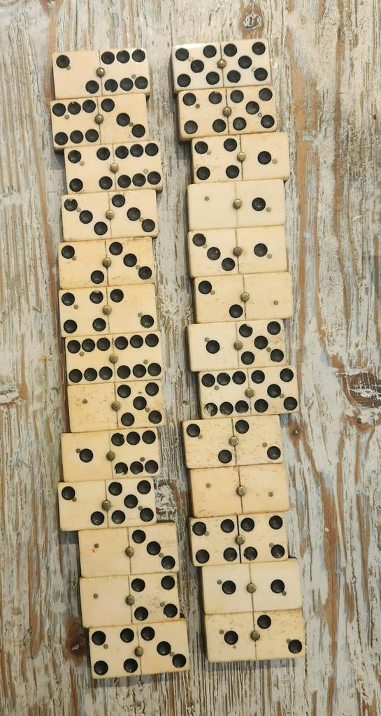 Vintage Domino Set, Ophalen of Verzenden