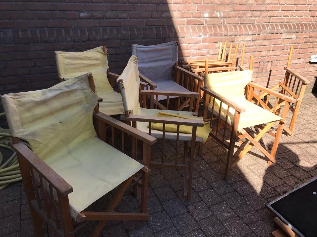 regiseurstoelen, Ophalen, Gebruikt, Overige kleuren, Regiseurstoel