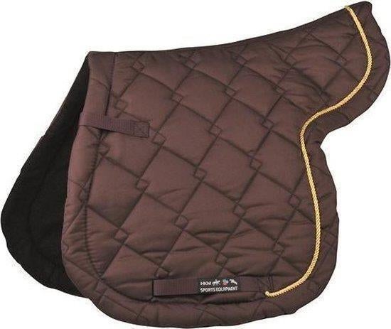 Zadeldekje HKM DonkerBruin - Veelzijdigheid - Full, Dieren en Toebehoren, Ophalen of Verzenden, Nieuw, Dressuurdekje