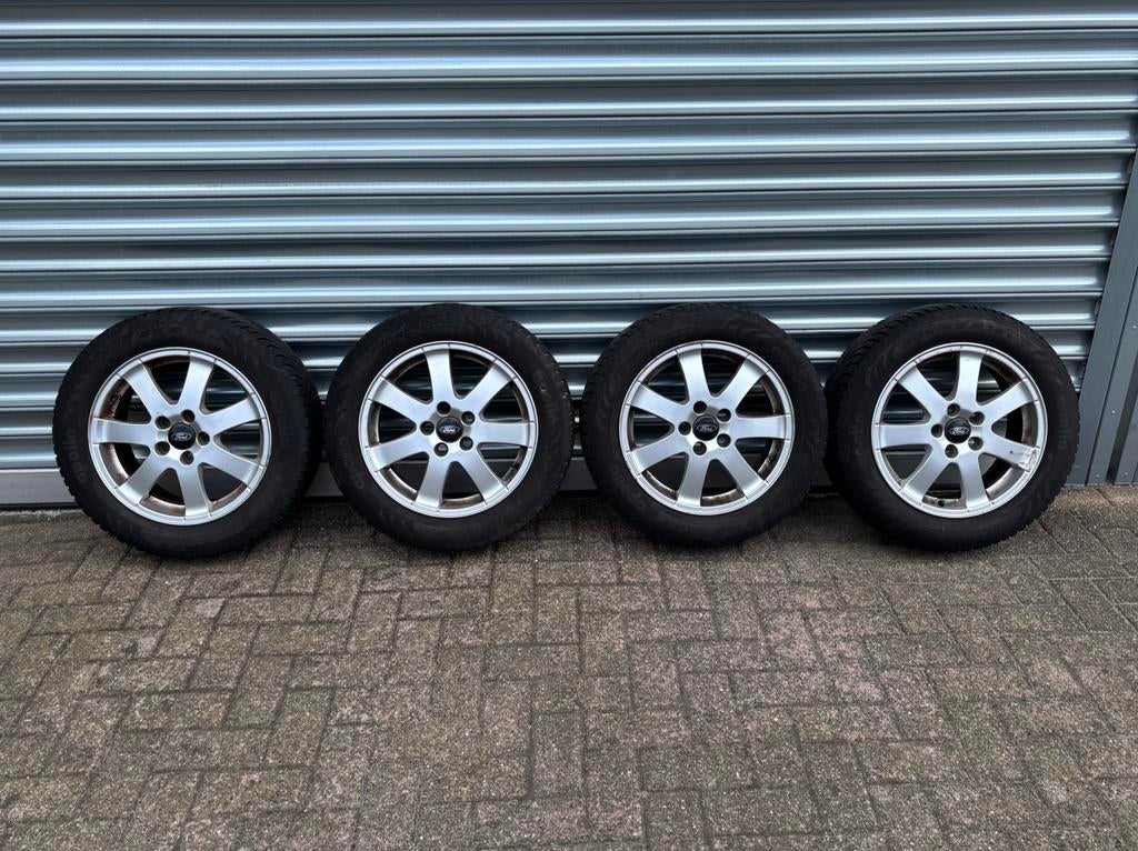 Ford C-Max, Mondeo & Focus 5x108 16 inch velgen & banden, Auto-onderdelen, Banden en Velgen, Ophalen, Gebruikt, Velg(en), 16 inch