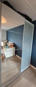 Ikea Pax Kast Donkerbruin 150x236 met Schuifdeuren, Ophalen, Met deur(en), 200 cm of meer, 150 tot 200 cm