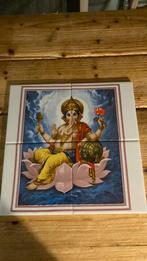 Hindoeisme Ganesh tegel tegeltableaus, Ophalen, 60 cm of meer, Zo goed als nieuw, Minder dan 5 m²