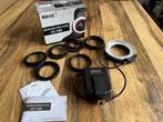 Meike FC100 LED Macro Ringflitser voor camera's, Audio, Tv en Foto, Fotografie | Flitsers, Ophalen, Zo goed als nieuw, Overige merken