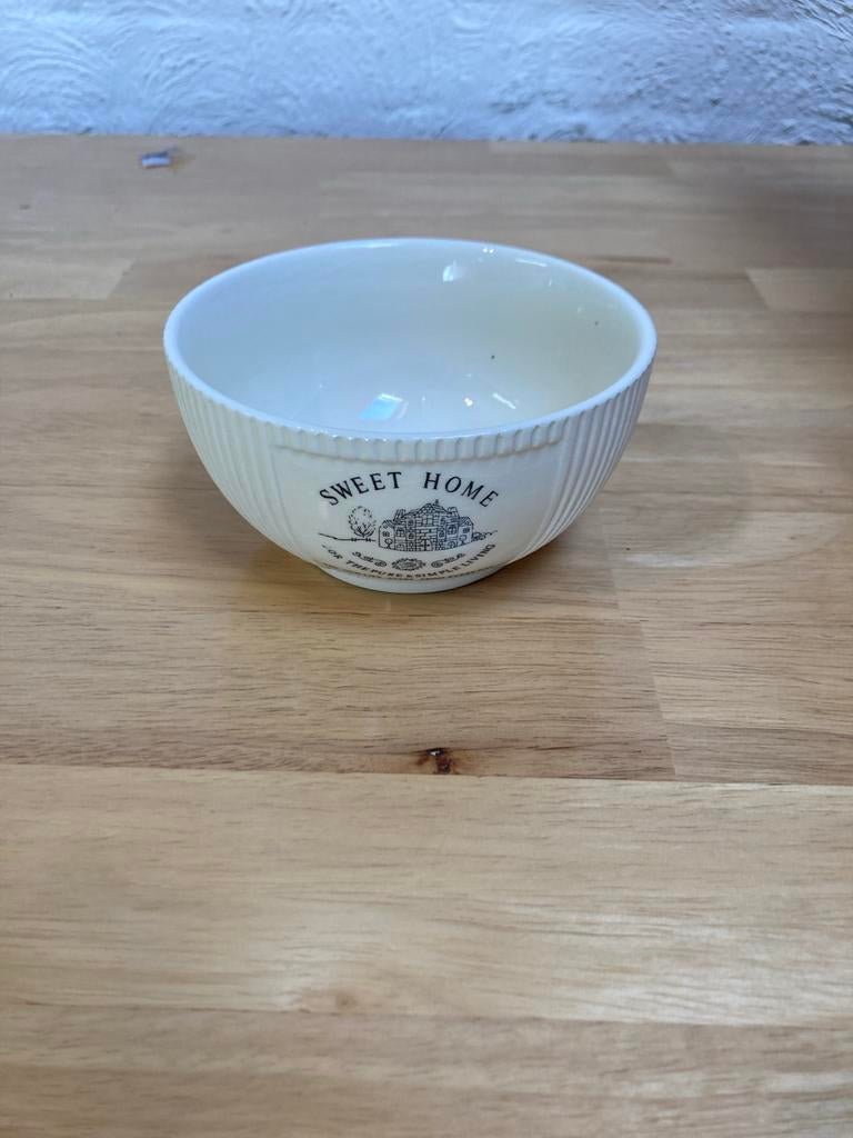 Set van 20 soepkommen 'Sweet Home', Huis en Inrichting, Keuken | Servies, Gebruikt, Keramiek, Ophalen of Verzenden, Kom(men)