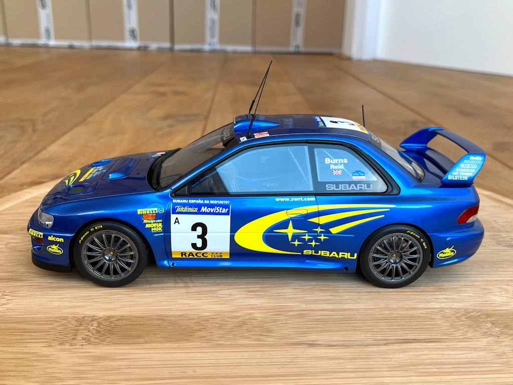 Subaru Impreza S6 WRC 2000 Catalunya #3 Burns 1:18 OttO ovp, Hobby en Vrije tijd, Modelauto's | 1:18, Ophalen of Verzenden, Nieuw
