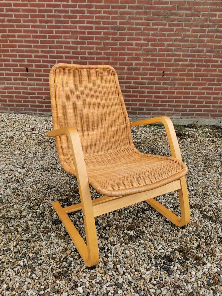 2 vintage Öland fauteuils van IKEA, ontworpen Yngve Ekström, Tuin en Terras, Tuinstoelen, Ophalen
