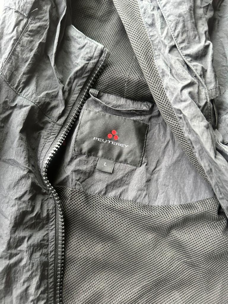 Peuterey zomerjas, Maat 52/54 (L), Zwart, Ophalen of Verzenden, Zo goed als nieuw