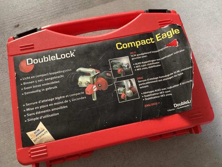 Double Lock Compact Eagle disselslot, Caravans en Kamperen, Caravan accessoires, Gebruikt, Ophalen
