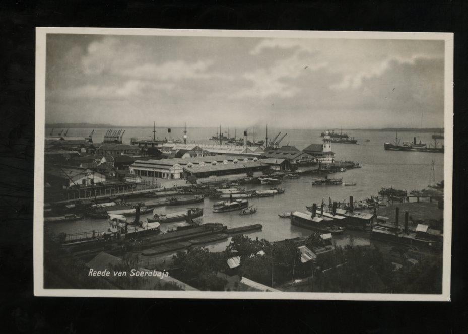 Nederlands indië  1930 Soerabaja Reede fotokaart (33-22), Ophalen, 1920 tot 1940, Buiten Europa