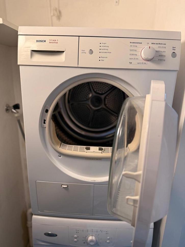 Bosch Maxx 6 Sensitive wasdroger, Witgoed en Apparatuur, Wasdrogers, Gebruikt, Condens, Voorlader, 6 tot 8 kg, Minder dan 85 cm