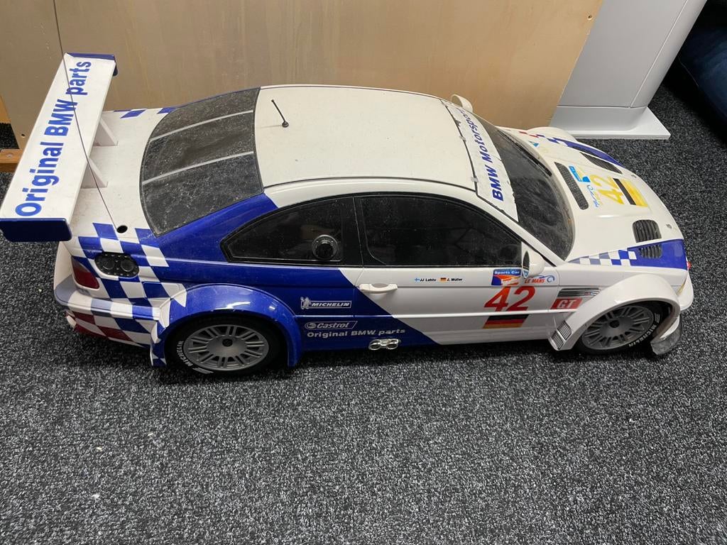 Bestuurbare BMW M3 GTR, Ophalen, Gebruikt, Overige schalen, Auto onroad