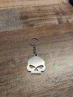 Harley Davidson Skull Sleutelhanger 3 mm RVS, Ophalen of Verzenden, Nieuw, Merk