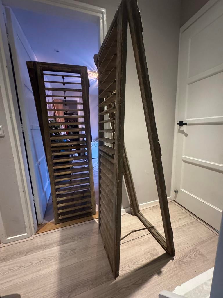 Oude Franse Shutters - Brocante Decoratie, Ophalen, Gebruikt