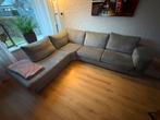 Mooie royale Grijze hoekbank 290x250 cm, Ophalen, Gebruikt, Stof