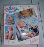 Baby born autostoeltje met speen en rammelaar Z.g.a.n, Kinderen en Baby's, Speelgoed | Poppen, Ophalen of Verzenden, Zo goed als nieuw