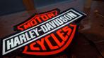 Harley lichtreclame 62x51 cm, Ophalen of Verzenden, Nieuw, Lichtbak of (neon) lamp