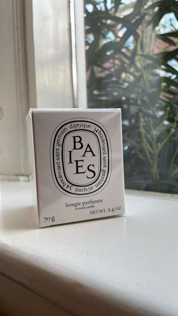 Diptyque geurkaars Baies, Ophalen of Verzenden, Nieuw, Overige materialen, Minder dan 25 cm