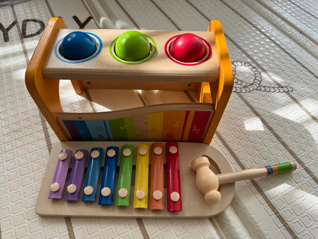 Houten hamertje tik xylofoon speelgoed, Ophalen, Gebruikt, Overige typen