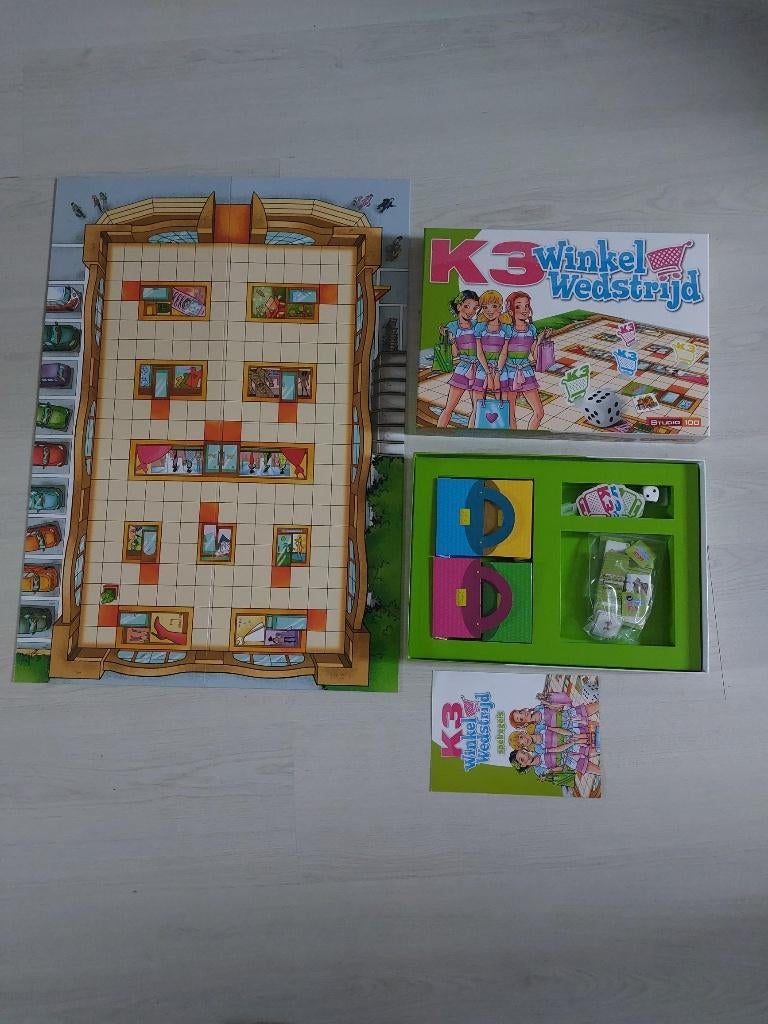 Spel K3 Winkelwedstrijd, Hobby en Vrije tijd, Gezelschapsspellen | Bordspellen, Ophalen of Verzenden