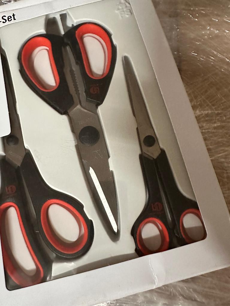 Partij van 40 sets Kwaliteitsscharen (3-delig) – T.E.A.B., Ophalen, Nieuw, Gereedschap of Toebehoren
